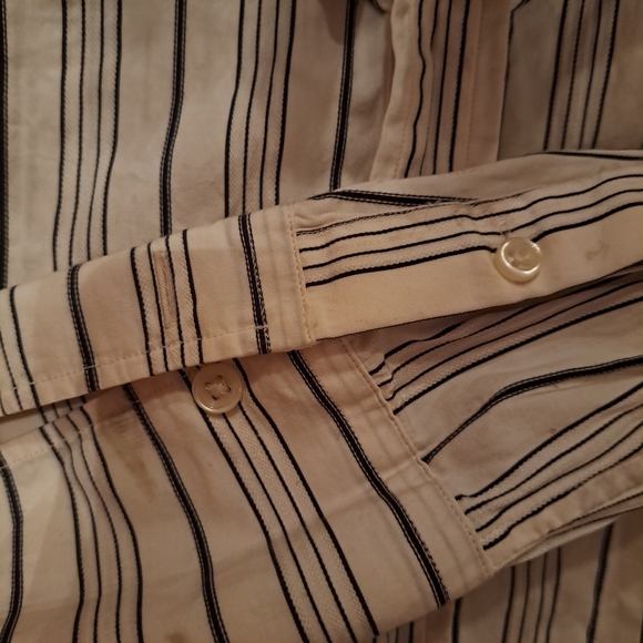 Ralph Lauren Sport Tuxedo Ruffle Blouse - Picture 6 of 8